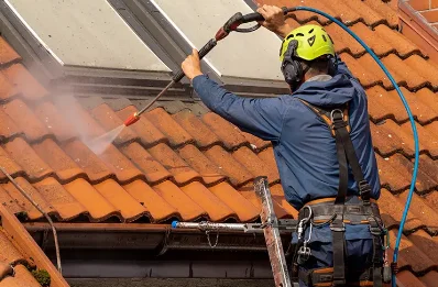 Démoussage et hydrofuge de toiture à Maconge